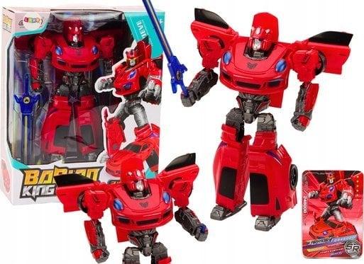 Immagine prodotto Lean Toys Auto-Robot 2in1 Transformation sportlich rot