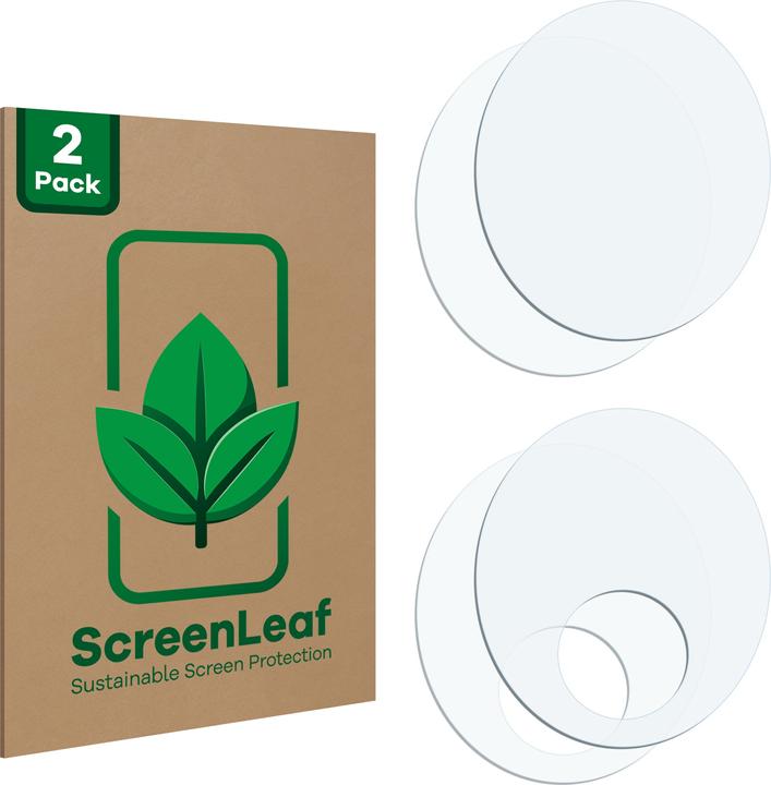 Actual product image ScreenLeaf Protective film sustainable screen protector screen protector film clear transparent (2 Piece, LG L90)