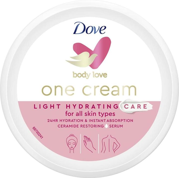 Immagine prodotto Dove Body Love ( Light Hydration Care ) 250 ml Crema idratante per viso e corpo (Crema corpo, 250 ml)