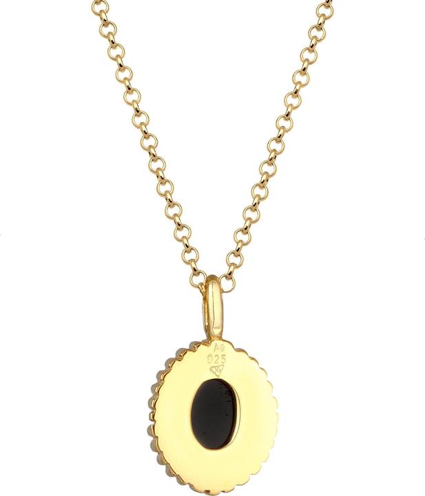 Actual product image Elli Gemstone necklace, oval (925 Sterling silver, 45 cm)