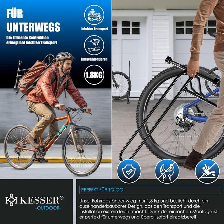 Produktbild Kesser Veloständer mit Luftpumpe