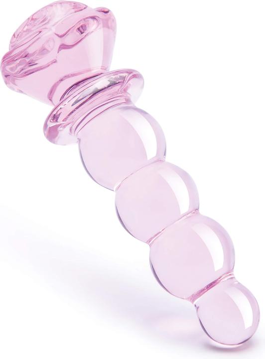 Actual product image Dream Toys Glaze Glass - Rosebud Beaded Plug