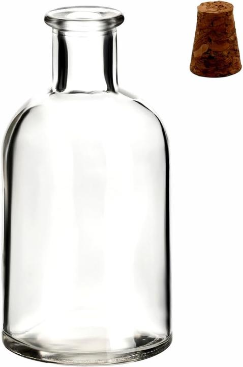 Produktbild Gouveo 24er-Set Kleine Apothekerflaschen mit Korken (24 Stk., 0.10 l)
