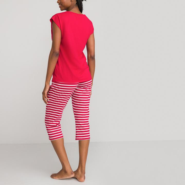 Produktbild La Redoute Collections Kurzer Pyjama aus Baumwoll-Jersey (42)