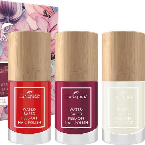 Actual product image LaNature Waterbased Peel-Off Nail Polish Set