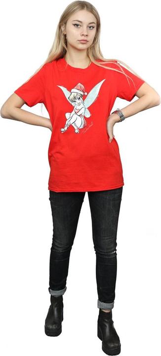 Immagine prodotto Disney Tinkerbell Christmas Fairy Maglietta Ampia Donna (M)