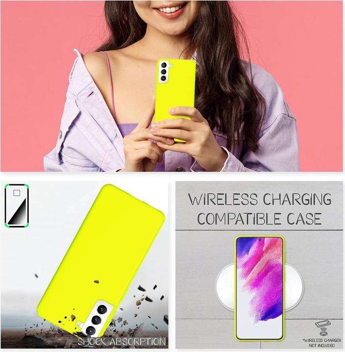 Actual product image Nalia Neon silicone mobile phone case (Samsung Galaxy S21 FE)