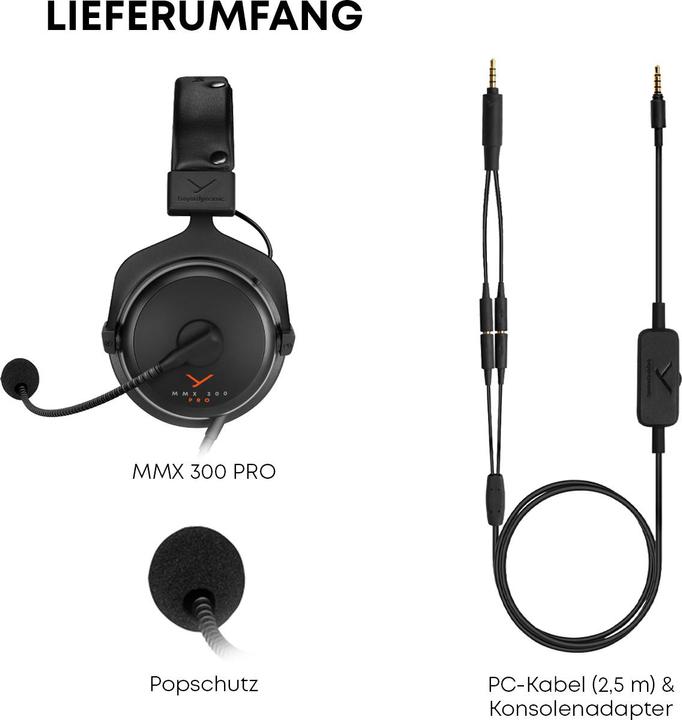 Produktbild Beyerdynamic MMX 300 Pro (Kabelgebunden)