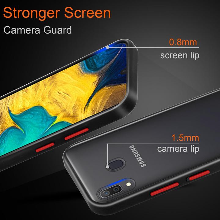 Immagine prodotto Cadorabo Copertura opaca ibrida (TCL A30, Samsung Galaxy M10s, Samsung Galaxy A20)