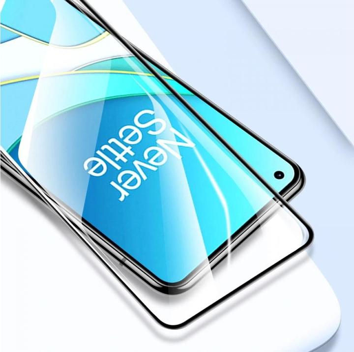 Actual product image Screenguard OnePlus 8T Full Screen Protective Glass Film 2.5D 9H (1 Piece, OnePlus 8T)