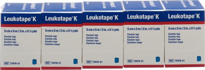 Produktbild BSN Leukotape® K 5 x 5 m 5 Stk blau (5 m)