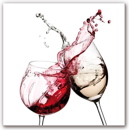 Immagine prodotto Trenddeko Bicchieri da vino - quadrati (30 x 30 cm)