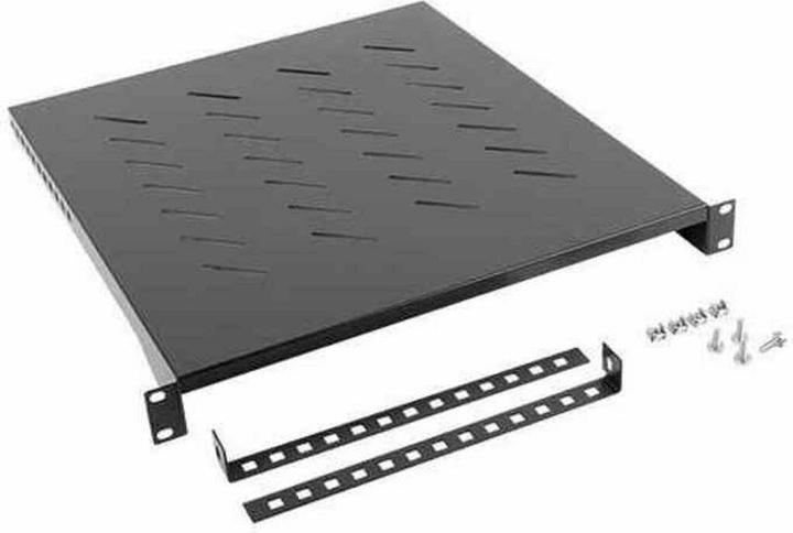 Lanberg 19 " fixed bottom 1U Rack-483x500mm black