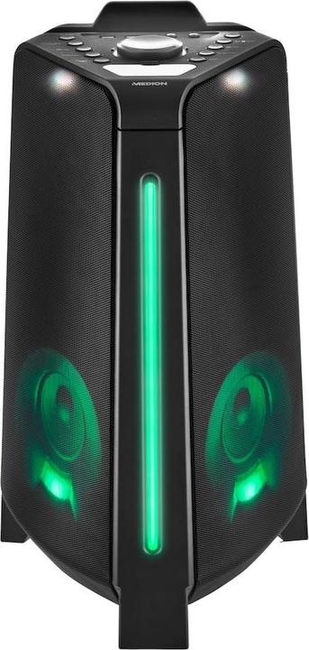 Image du produit Medion MD 43552 Enceinte de fête noire (4 h, Fonctionnement sur secteur, Fonctionnement sur batterie)
