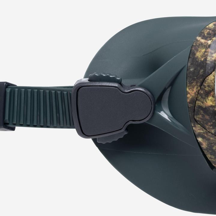 Produktbild Subea Tauchmaske Apnoetauchen Antibeschlag kleines Volumen - 500 Dual LV camouflage