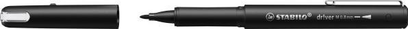 Produktbild STABILO Driver Medium 0.8mm Schwarz (Schwarz, 1 x)