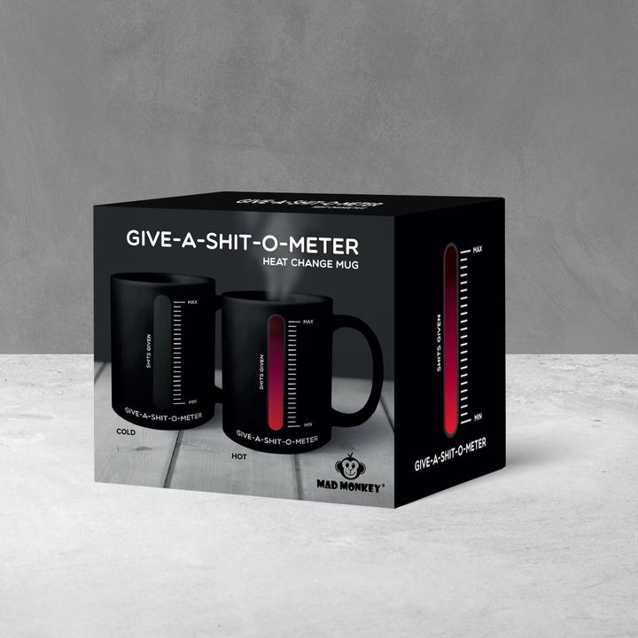 Image du produit Mad Monkey Tasse Give a Shit avec changement de couleur par la chaleur (300 ml, 1 x)