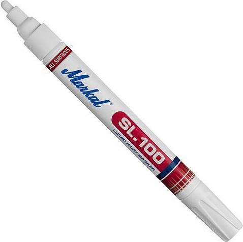 Image du produit Markal Marqueur peinture Industrie SL100 blanc (Blanc, 3 mm, 12 x)