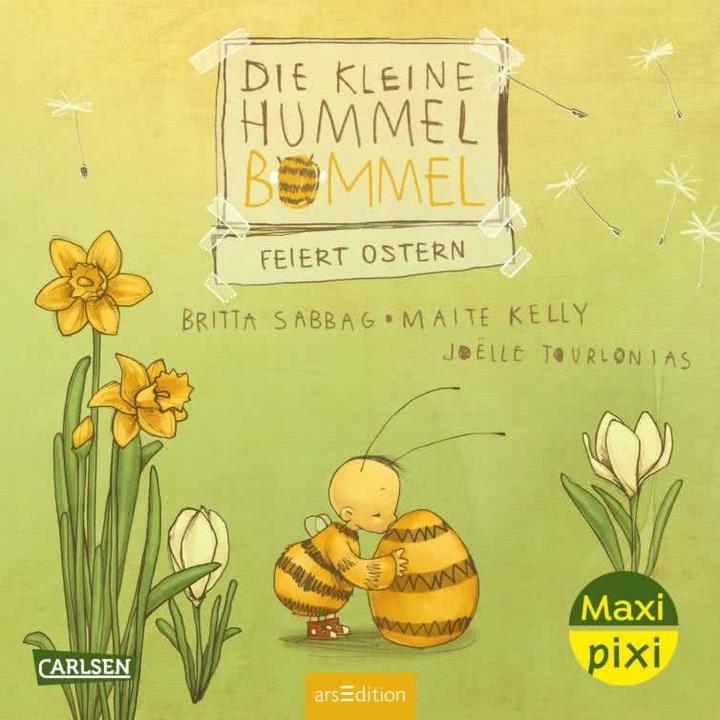 Actual product image Maxi Pixi 437: Die kleine Hummel Bommel feiert Ostern (437) (German, Britta Sabbag, M. Kelly, 2024)