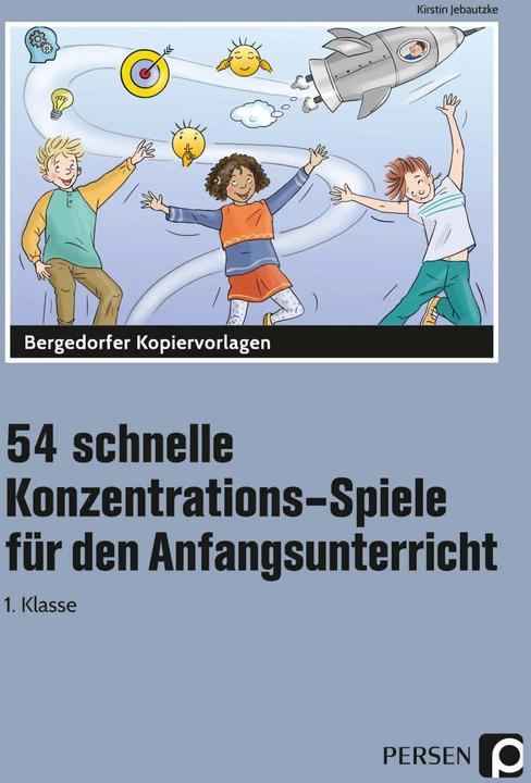 Actual product image 54 schnelle Konzentrations-Spiele - Anfangsunt (German, Kirstin Jebautzke, 2020)