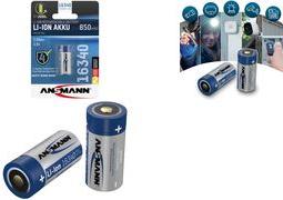Image du produit Ansmann Batterie 16340 850mAh 1 pc. (1 pcs, C, 850 mAh)