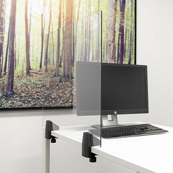 Actual product image smiT Desk partition for an individual workplace, acrylic glass and polystyrene