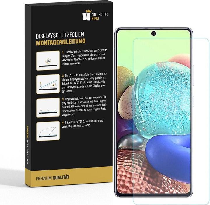 Actual product image Protectorking 6x Premium screen protector 3D CLEAR (6 Piece, Samsung Galaxy A71)