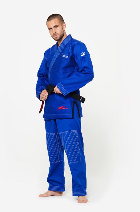 Outshock Kimono Brasilianisches Jiu-Jitsu 450 g/m² - blau