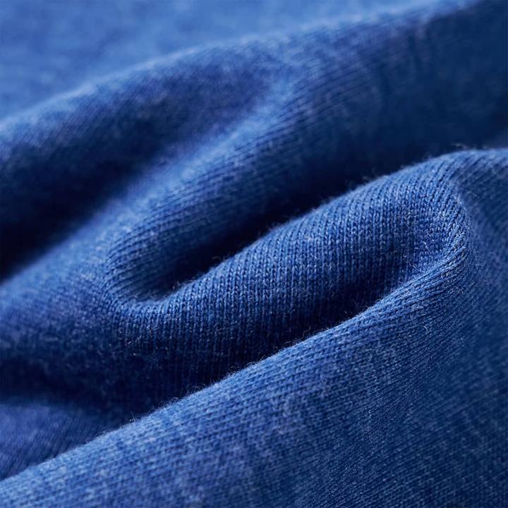 Immagine prodotto VidaXL Maglietta da bambino blu scuro melange 116,Materiale: 80 (116)