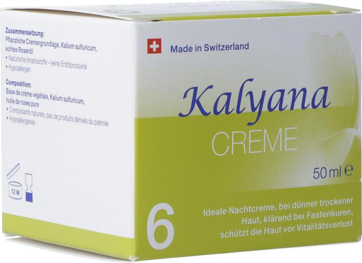 Produktbild Kalyana Creme Nr. 6 mit Kalium Sulfuricum (Körpercreme, 50 ml)
