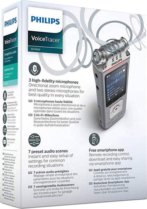 Actual product image Philips Digital Voice Tracer DVT4110 (8 GB)