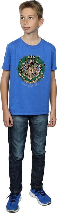 Actual product image Boys Wreath Cotton Christmas T-Shirt (116)