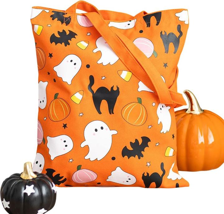 Actual product image Something Different Sweet and Spooky Ghost Polycotton Tote Bag