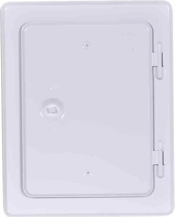 FireFix R80/B90 2093/W Chimney door galvanised and powder-coated, white RAL 9016, nominal size: 140 x 2