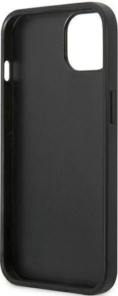 Actual product image Karl Lagerfeld KLHCP13SSFMP2DG iPhone 13 mini 5.4" hardcase silver / silver Saffiano Plaque (Apple iPhone 13 mini)