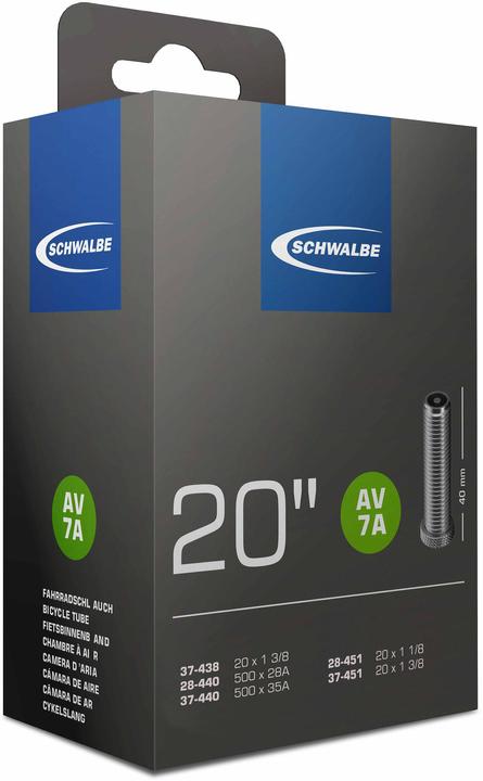 Image du produit Schwalbe AV 7A (Schrader (AV), 20", 40 mm)
