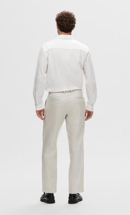 Actual product image Selected Homme Regular fit linen suit trousers (52)