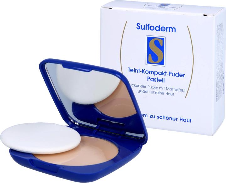 Produktbild Sulfoderm S Teint-Kompakt-Puder pastell, 10 g Puder
