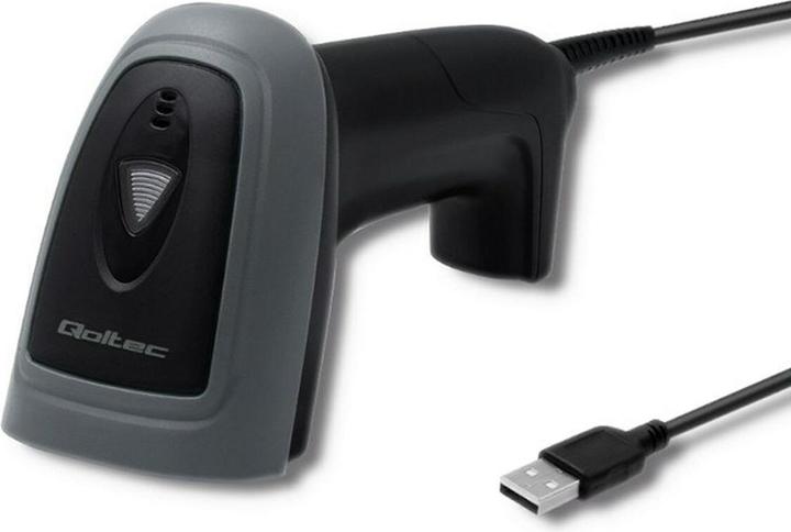 Image du produit Qoltec 50863 Wired QR & BARCODE Scanner | USB (Codes à barres 2D)