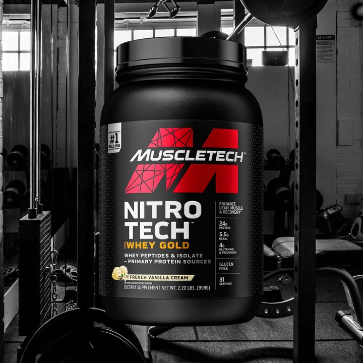 Image du produit Muscle Tech Performance Series Nitro Tech 100% Whey Gold (Crème vanille française, 1 pcs, 1198 g)