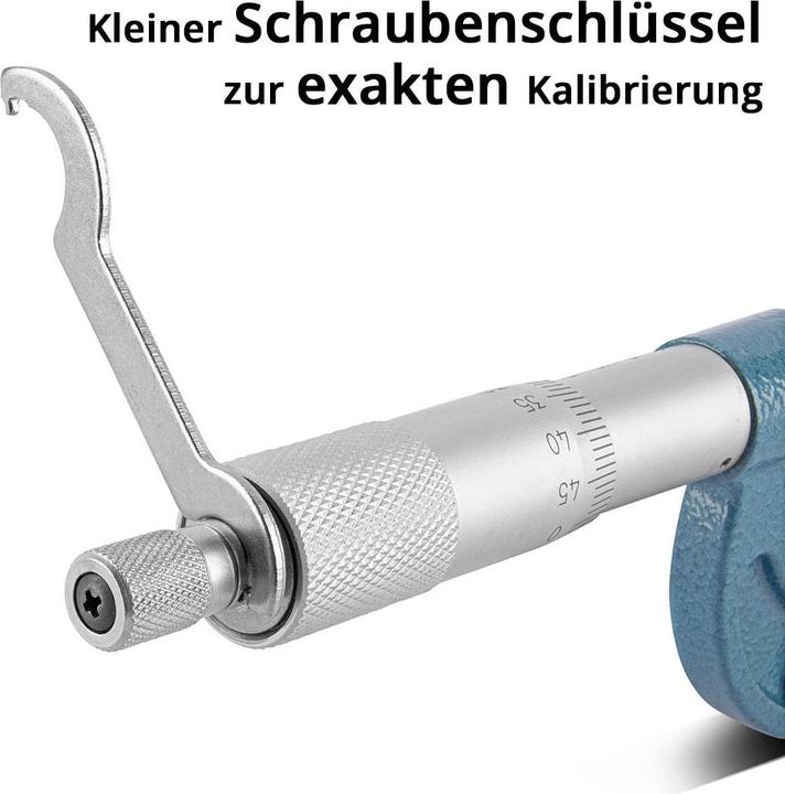 Produktbild Stahlwerk Bügelmessschraube 25-50 mm DIN 863 Mikrometer Messschraube