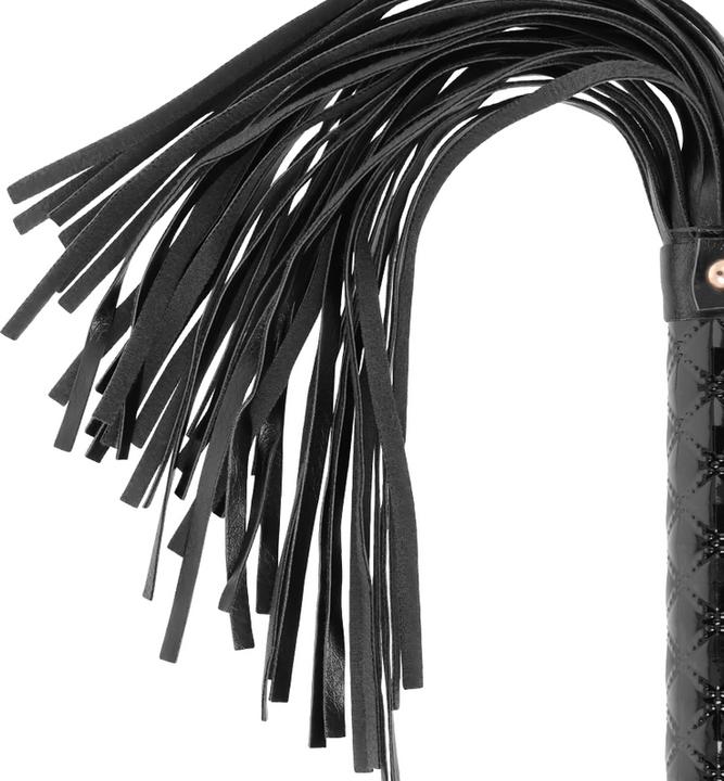 Begme Zwarte Veganistische Leren Flogger