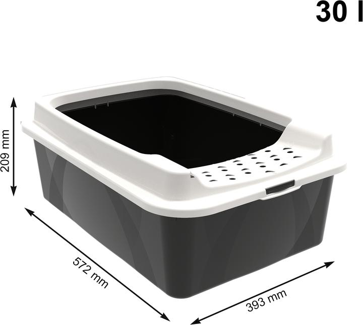 Actual product image Rotho Bonnie M Eco (Cat litter tray open)