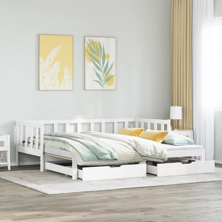 Immagine prodotto VidaXL Letto da giorno allungabile con cassetti (90 x 200 cm)