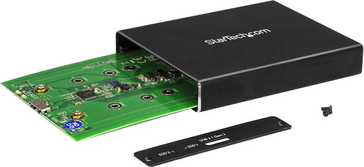Produktbild StarTech HDD Drive Enclosure Dual-Slot (M.2 2230, M.2 2260, M.2 2242, M.2)
