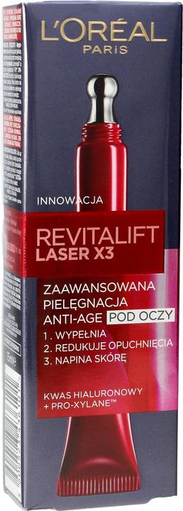 L'Oréal Paris L'Oreal - Revitalift Laser X3 Advanced Anti-Age Eye Cream Under Eyes 15Ml (15 ml)