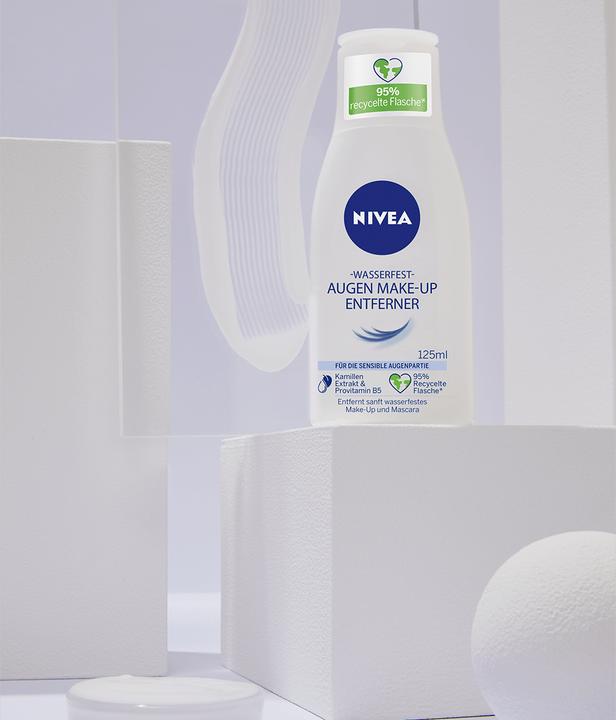 Actual product image NIVEA waterproof eye make-up remover, 125 ml (Make-up remover, 125 ml)