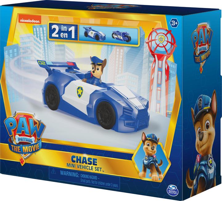 Produktbild Spin Master Paw Patrol Chases 2-in-1 Mini Polizeiwagen