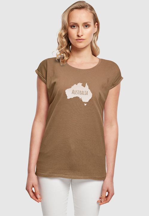 Actual product image Merchcode Ladies Australia X Extended Shoulder Tee - 116405 (M)