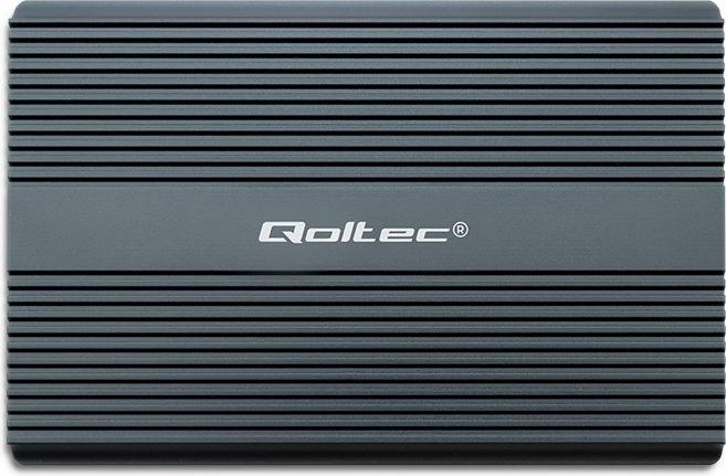 Actual product image Qoltec Obudowa | kieszeń na dysk M.2 SSD SATA | NVME | DUAL |USB-C (M.2)